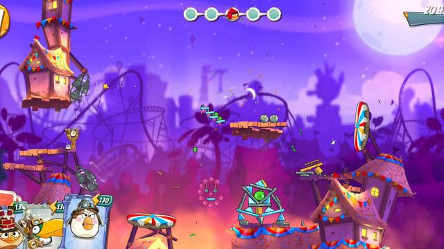 Angry birds 2. Горка на 3...6... с выбором 8 птиц смотреть онлайн