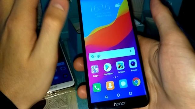 Опять КРАСАВЦЫ с Пандао! Смартфоны Honor 7A China Version 2/32 ГБ Black/Gold распаковка и проверка