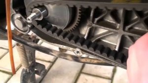 Настройка вариатора Honda Lead 50,  обслуживание механизма кик сартера