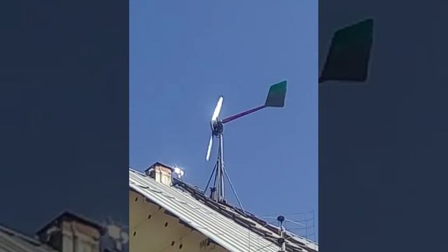 Ветрогенератор Крепыш начал работать. смотреть онлайн