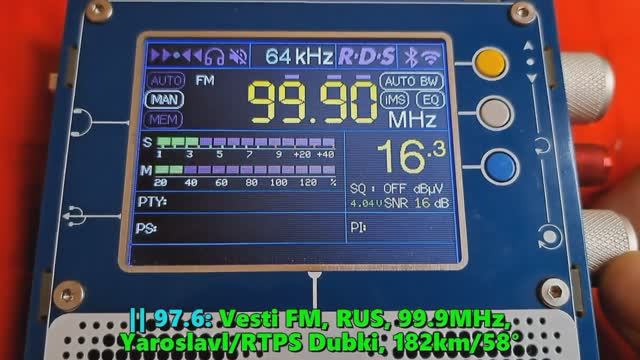 27.08.2023 08:27UTC, [Tropo], 2 станции на 99.9МГц, Авторадио Авсюнино 134°, Вести ФМ Ярославль 58°