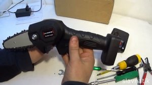 Мини пила аккумуляторная обзор chainsaw