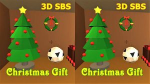 Christmas Gift 3D video SBS VR box google cardboard