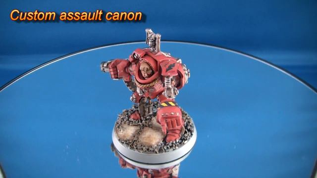 Space marine Sons of Seth # 2 Terminator 1 - Assault canon conversion.