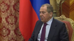 С.Лавров и Г.Педерсен, Москва, 24 января 2020 года