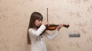 Журавль, исполняется на скрипке