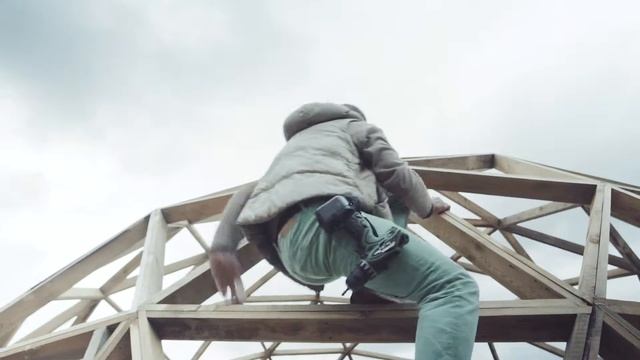 Сборка каркаса купольного дома. Диаметр 8,5 метров. Студия геосфер. смотреть онлайн