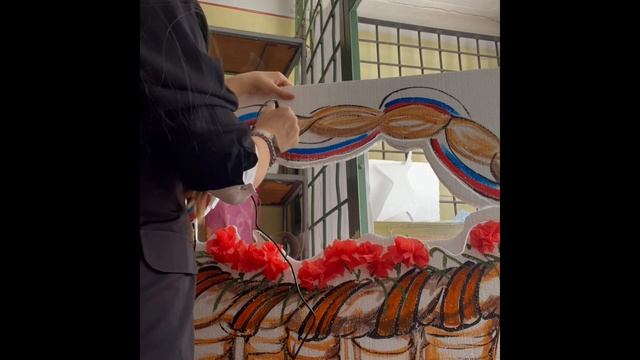 #гвоздика памяти #акция#день освобождения Керчи #школа #28 #оформление #декор смотреть онлайн