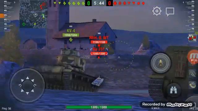 World of Tanks Blitz - T44 Gameplay #48 смотреть онлайн