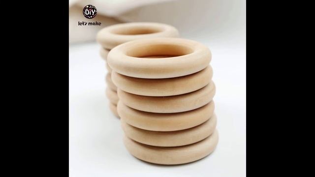 Деревянные кольца для прорезывателя зубов и поделок смотреть онлайн