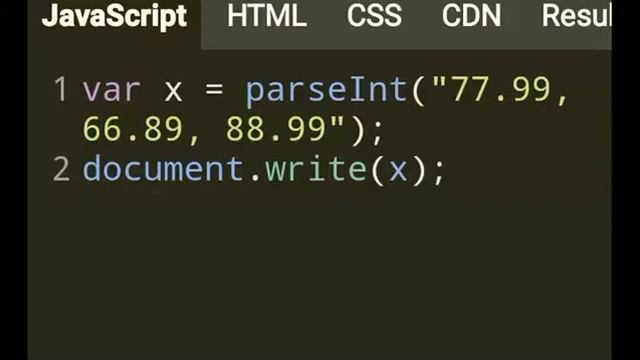 ParseInt() method in JavaScript Explained| JavaScript Number Methods |JavaScript for beginners #24