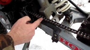 Миникросс KXD 701 А(KXD DB 701 А) - слетает цепь.