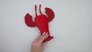 Игрушка для собак PET LEX Рак шуршащий с пищалкой