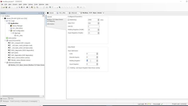 Codesys Modbus TCP Slave Implementation смотреть онлайн