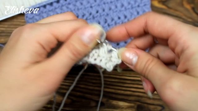 Очень ПРОСТОЙ и объемный. Турецкий классический узор спицами. смотреть онлайн