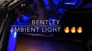 Bentley Ambient Light Премиальная Индивидуальная Подсветка салона Установка СПб ✨✨✨