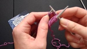 Зубчатый наборный край спицами. Набор петель с пико спицами.