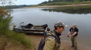 Рыбалка на Лузе. Уха на костре. Отдых на природе. Russian fishing (часть #2).
