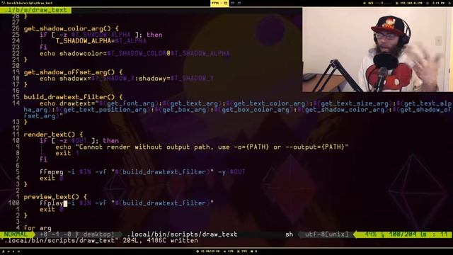 Making ffmpeg's Drawtext Filter More Manageable With Shell Scripting смотреть онлайн