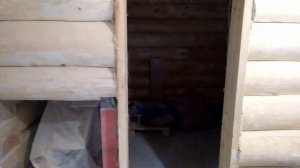 Чистим сруб снаружи.Быстро и экономно.