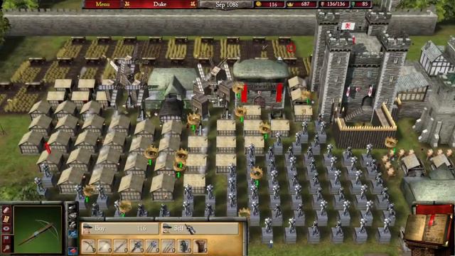 Stronghold 2 [ProEco] - 136pop NO ESTATE {72k} How many knights is too many? 109 knights смотреть онлайн