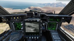 DCS AH-64D. Летаем на вертолете без джойстика с места оператора.