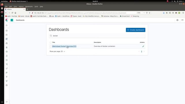 ELK - 17. METRICBEAT : METRIQUES DOCKER (MODULE) смотреть онлайн