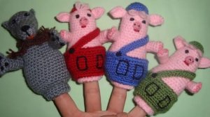 Пальчиковые вязаные игрушки крючком и спицами