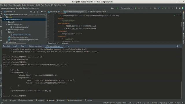 MongoDB replica set configuration смотреть онлайн