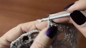 Бактус крючком, ажурные ромбы. Бактус для начинающих, подробный М К