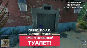 СМЕРТОНОСНЫЙ ТУАЛЕТ! БАГ? ФИЧА? ИЛИ ЧИТ??? #crsed  #crsed_f_o_a_d  #cuisineroyale  #crsedfoad