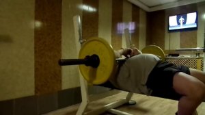 Андрей Гальцов. Жим лежа (55 кг на 216 раз) в пулеметном стиле или как не стоит делать Русский Жим