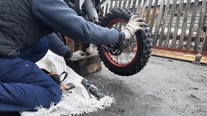 Первый Раз Подтягиваю Цепь за Два Месяца на Венто Питбайк 125сс.