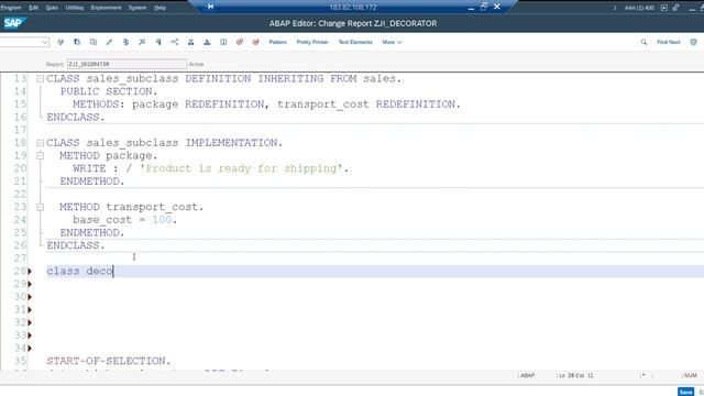 Video 16: OO ABAP - Design Patterns - Decorator смотреть онлайн