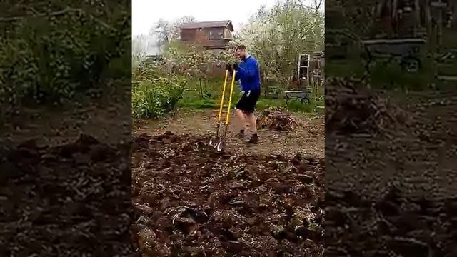 Как вскапывать огород! смотреть онлайн