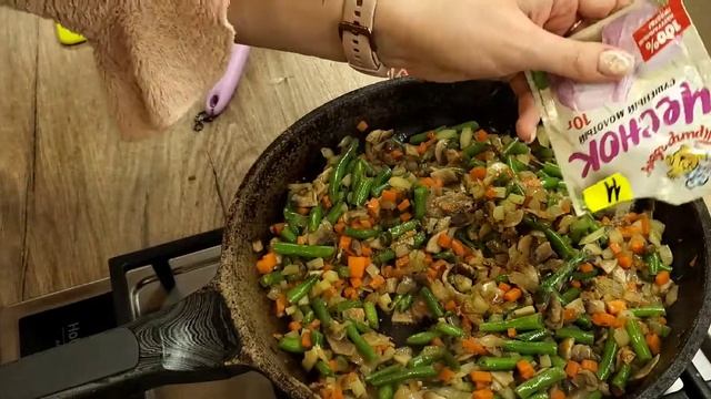 Кус-кус с овощами. Гарнир. Ужин. Обед. смотреть онлайн