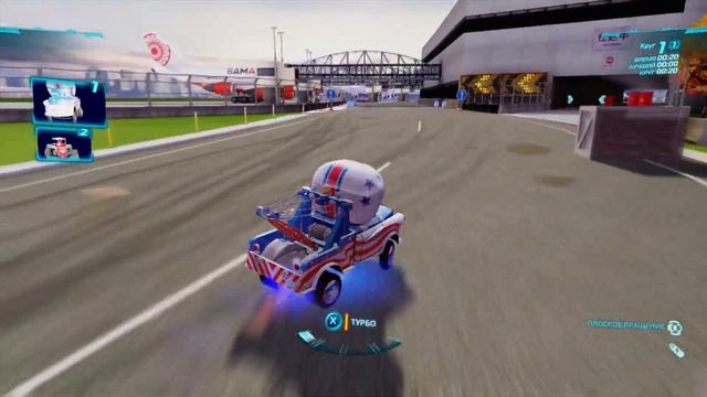 Тачки 2 (Xbox 360) - Свободная Игра - Гонка - Тяжелая Сложность - 1 круг - Спринт "Терминал" смотреть онлайн