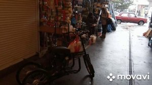 САМОДЕЛЬНЫЙ СКЛАДНОЙ ЭЛЕКТРОВЕЛОСИПЕД ПОЕЗДКА НА РЫНОК