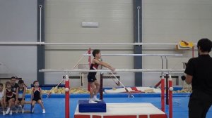 2 юношеский разряд по спортивной гимнастике брусья. 2014г.р.