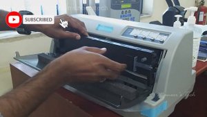 Epson LQ 690 DOT Matrix Printer Ribbon change(Installation) | Muneers Tech