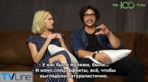 Интервью Элайзы Тейлор и Боба Морли для TV Line на SDCC 2018