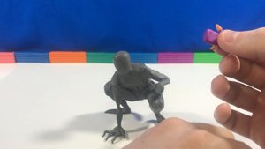 ЛЕПКА СИД ИТЕР Пожиратель СЕМЯН из пластилина| Лепим героев Крипипасты