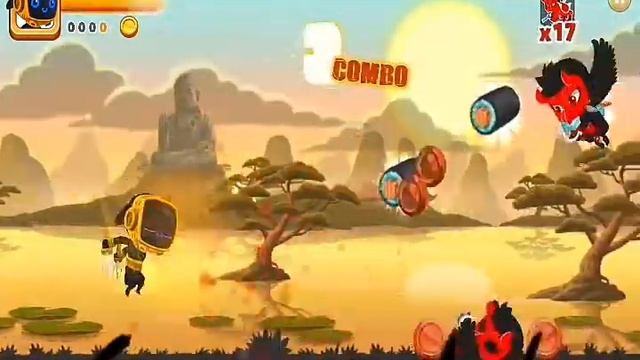 NINJA DASH FIRST TIME PLAYING. Game play смотреть онлайн