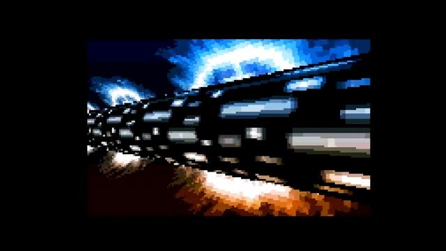 Ghostown  - Electric Lifeforms - Amiga 64k Intro (50 FPS)