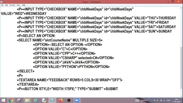 HTML Tutorials || Textarea in HTML With Maxlength || Textarea Tag in HTML || Forms in HTML || Part-