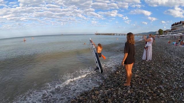 Музыкальное утро! Пляж "Лазаревский"! 22.08.2021.?ЛАЗАРЕВСКОЕ и Я смотреть онлайн