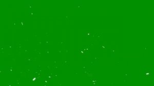 Футажи Белые частицы на Зелёном фоне