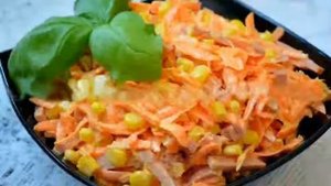 САЛАТ С КОПЧЕНОЙ КОЛБАСОЙ И МОРКОВЬЮ РЕЦЕПТ В ОПИСАХ!
