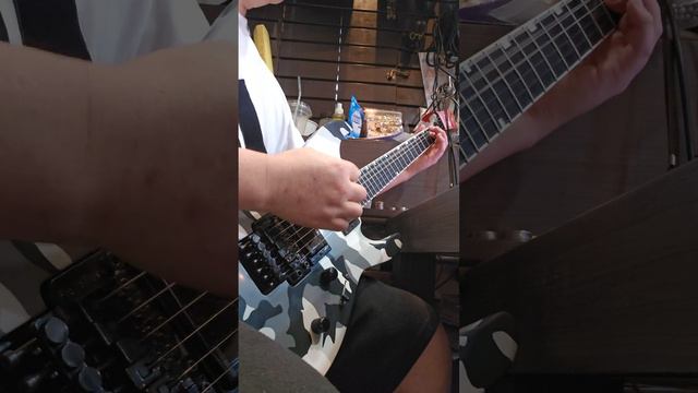 Megadeth Tornado of Soul Cover liff with esp m2 camo + fender champion 110 смотреть онлайн