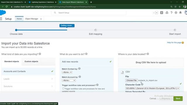 Salesforce Trailhead - Import Data смотреть онлайн